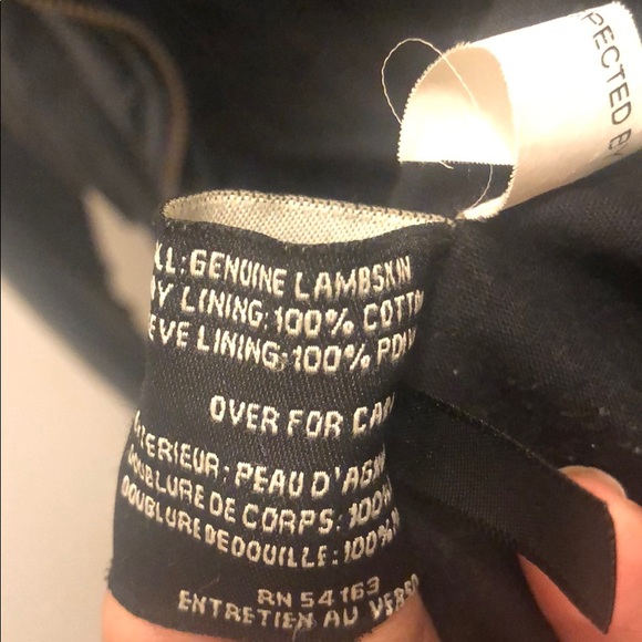 Vintage Cole Haan Leather Moto Jacket - Picture 6 of 7